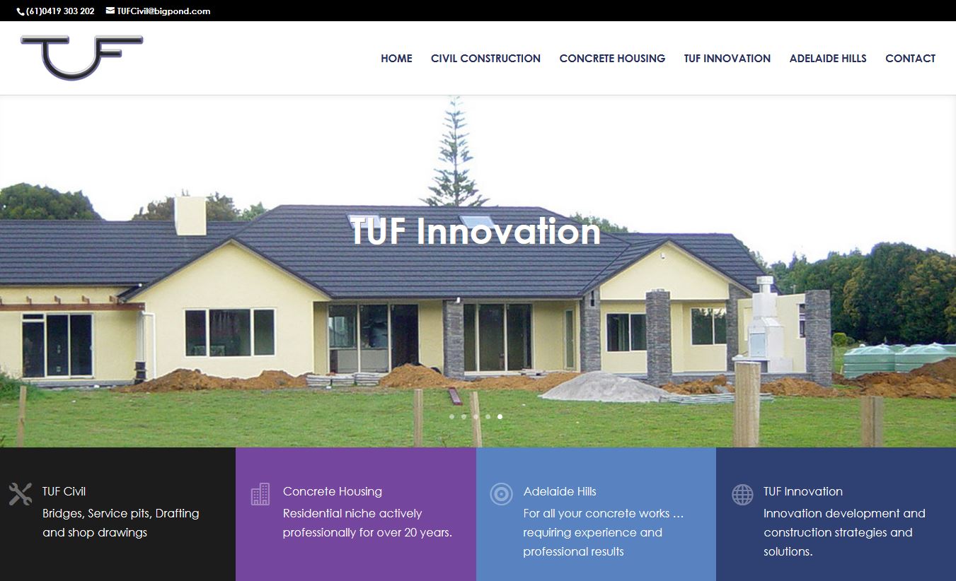 Website for TUF Civil Constructions