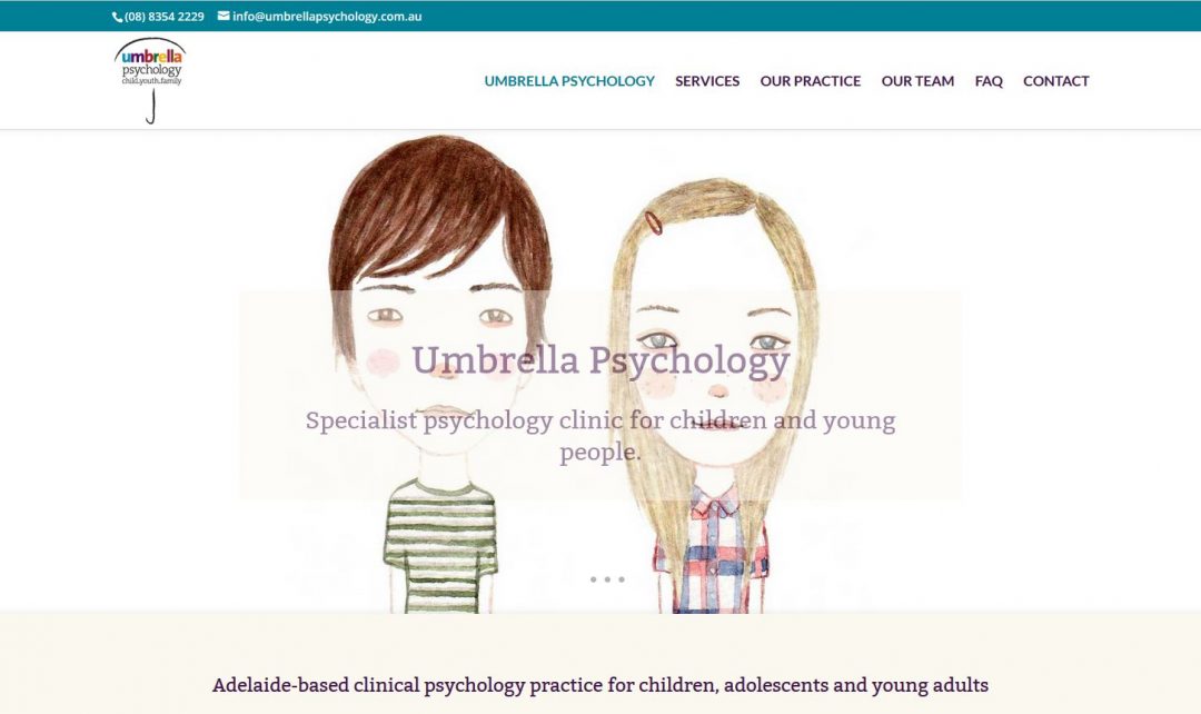 website for Umbrella Psychology