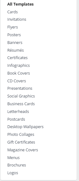 canva services list canva services list
