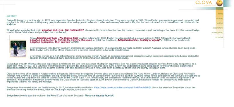 author website design book publication