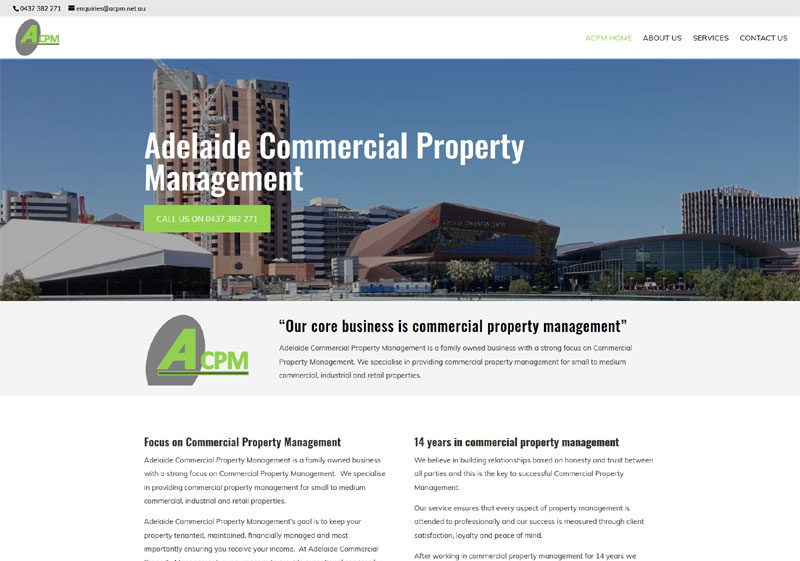 Website for ACPM Services