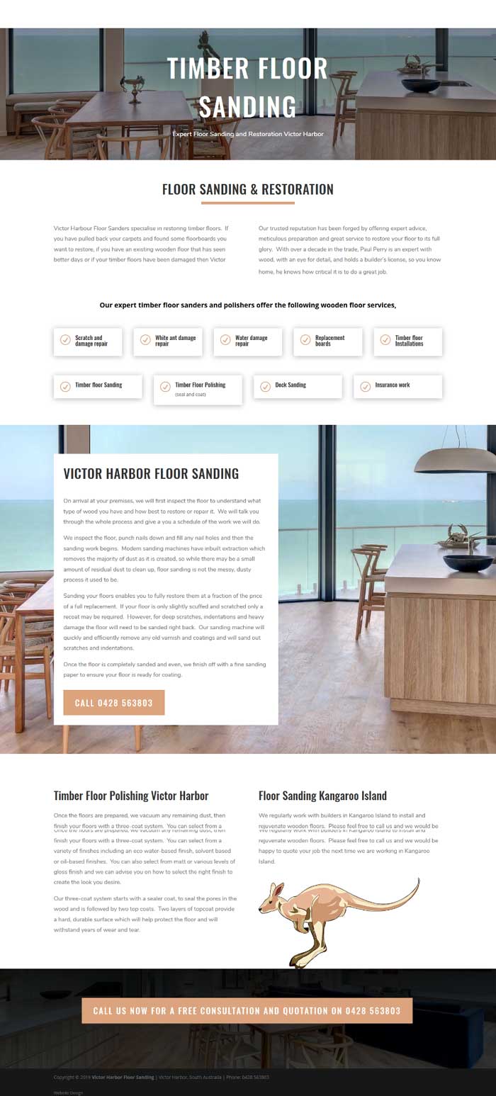 website design for Victor Harbor, Goowla and Middleton businesses
