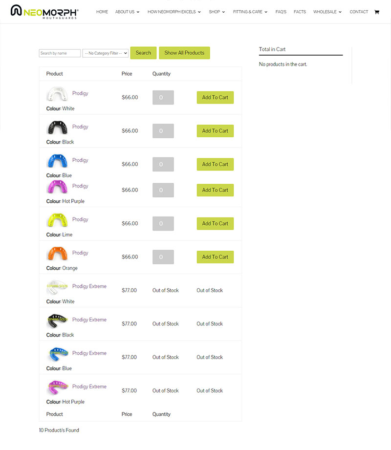 wholesale retail ecommerce website design adelaide agency