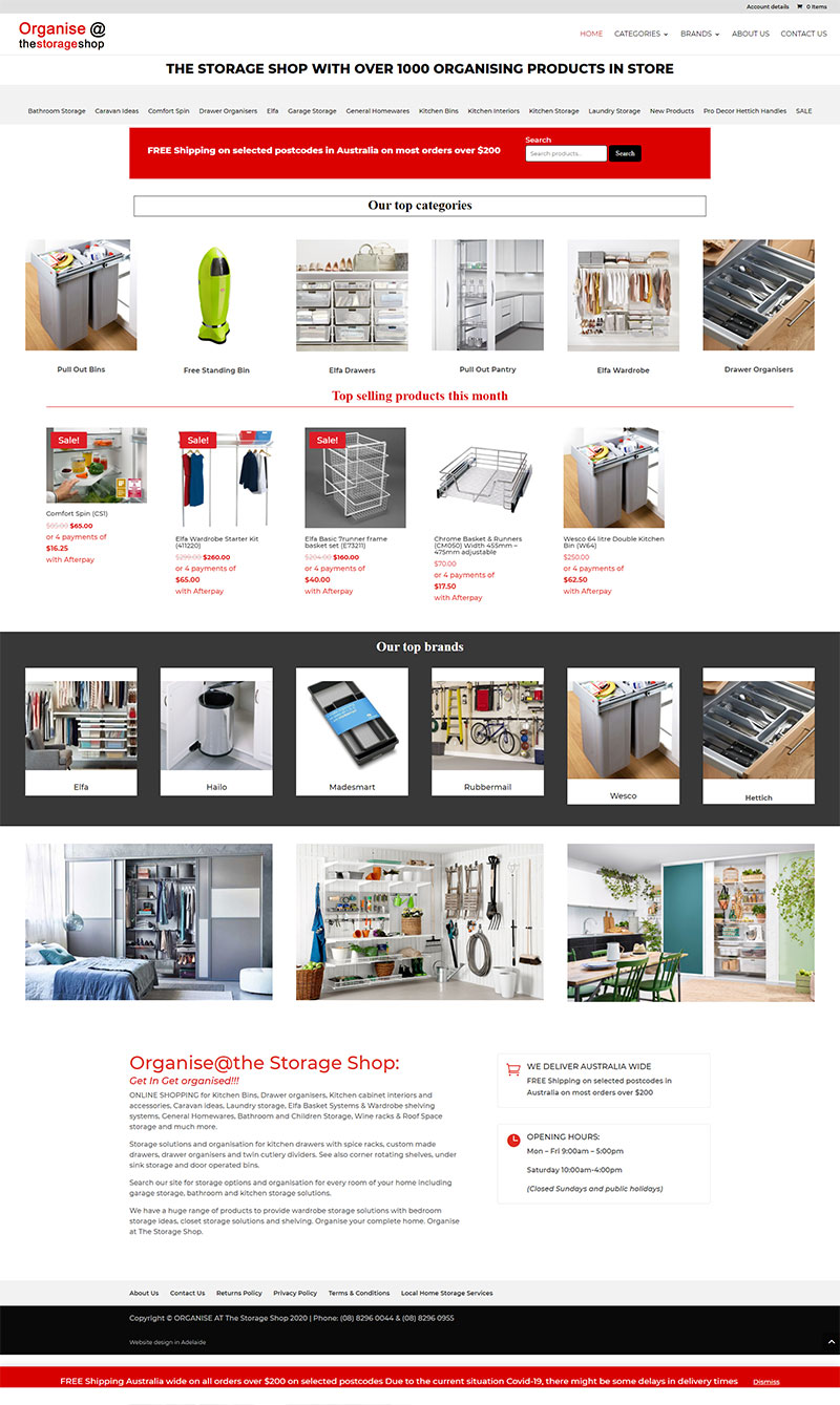 ecommerce website designer adelaide