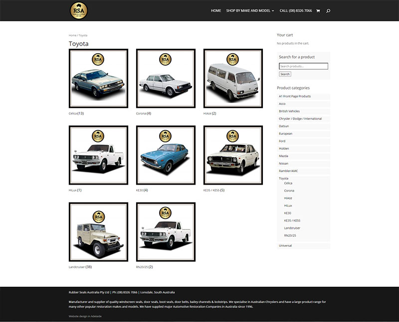 ecommerce booking website design adelaide