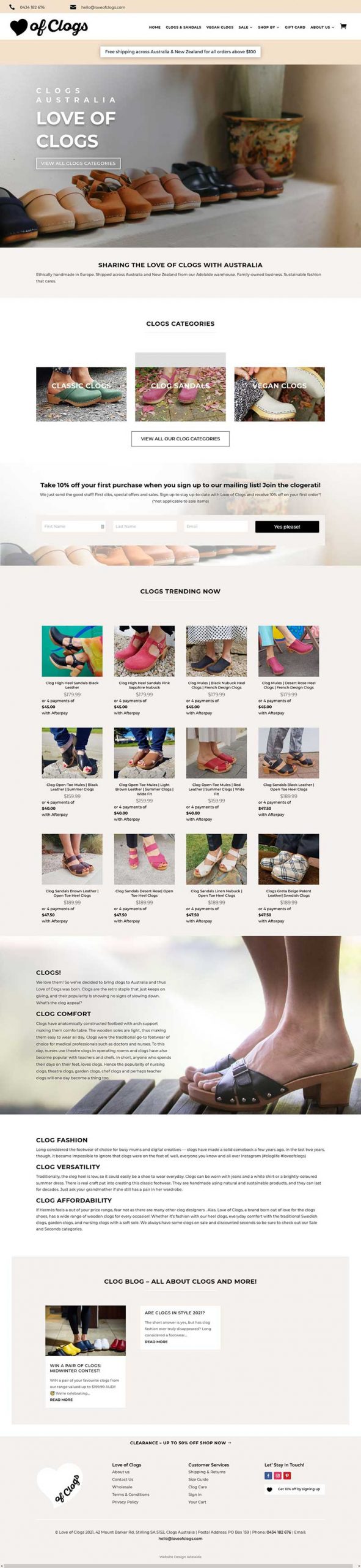 ecommerce website design in adelaide