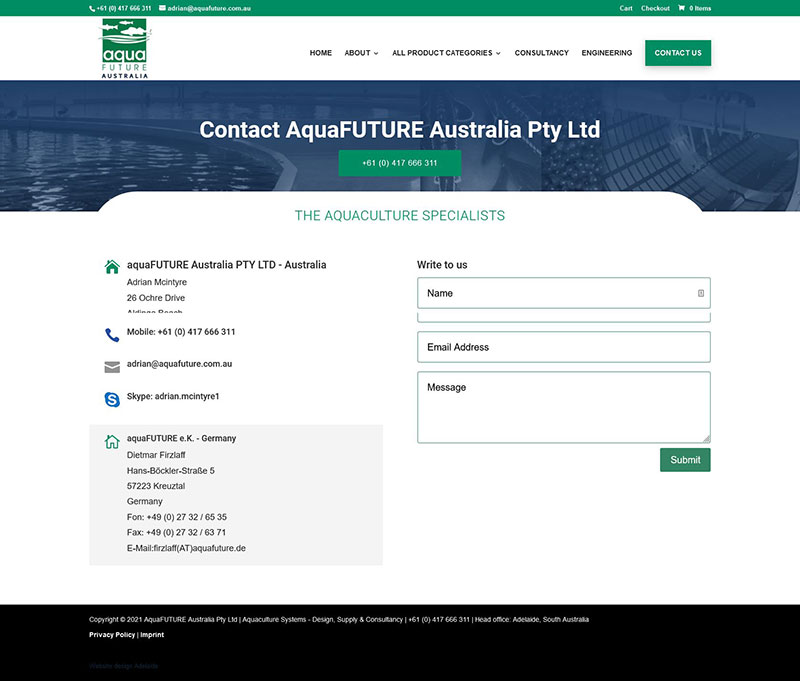 ecommerce website design adelaide