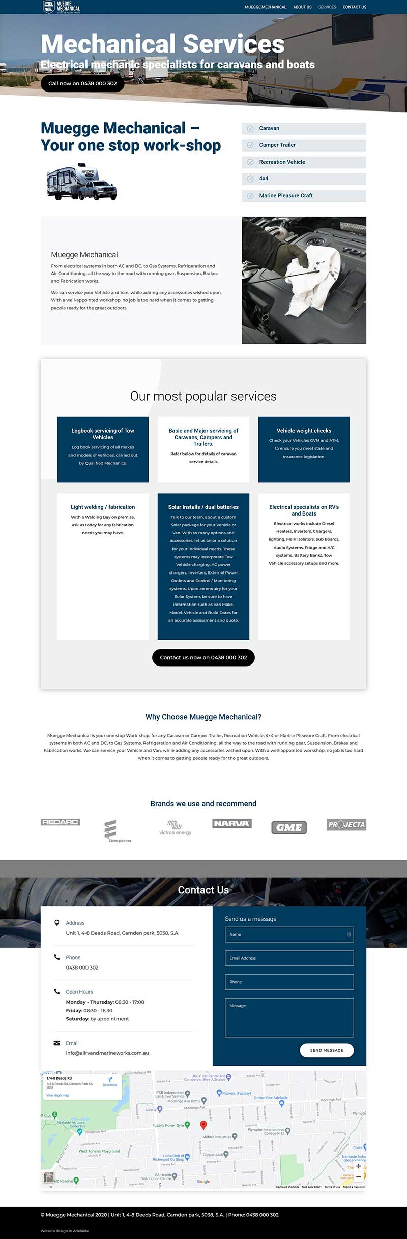 website design adelaide small business wordpress