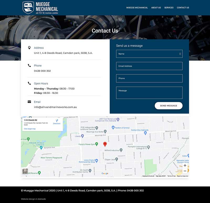 website design adelaide small business wordpress