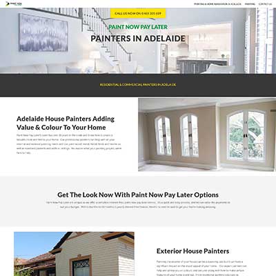 Painting Business website design