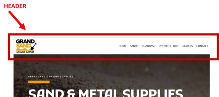 one page single page website design adelaide