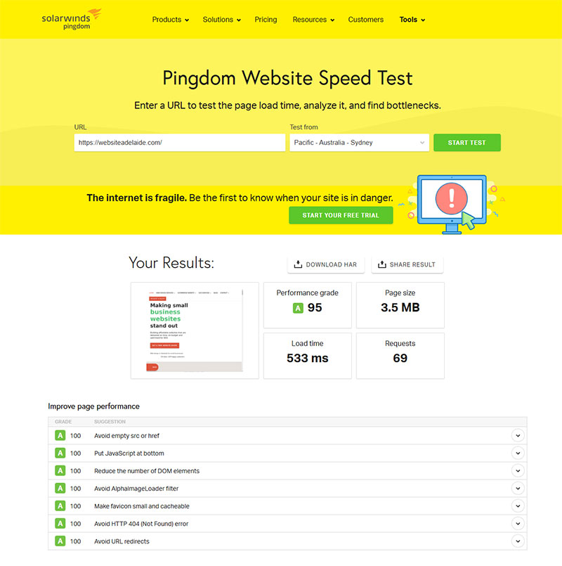 website technical seo Adelaide 