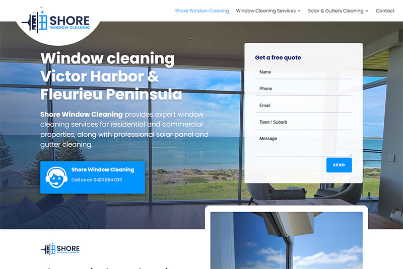 web redesign for window cleaning business Victor Harbor web redesign for window cleaning business Victor Harbor