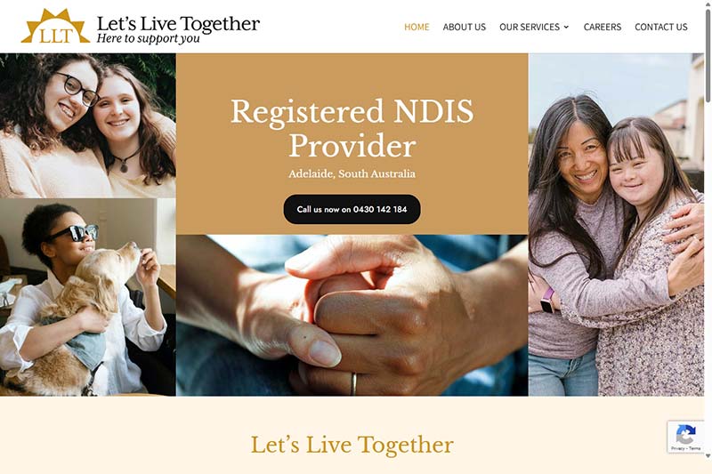 NDIS website design in Adelaide