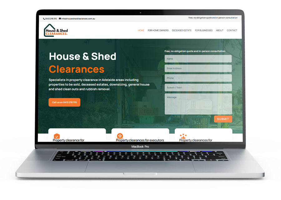website case study Adelaide
