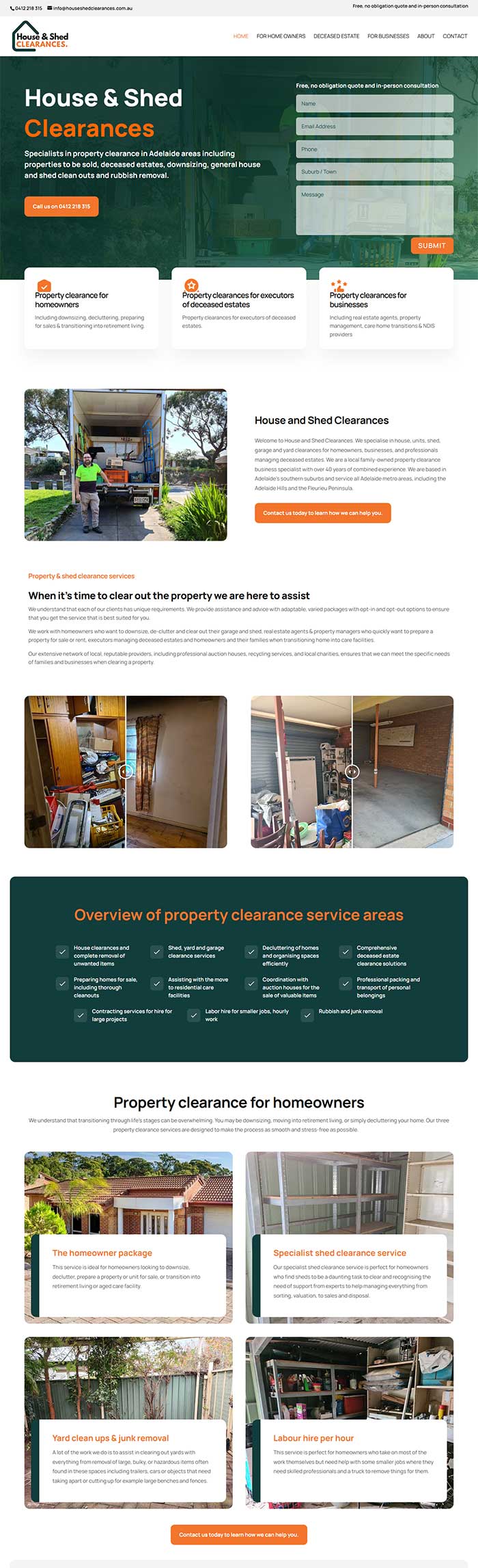 web design for small business in Adelaide