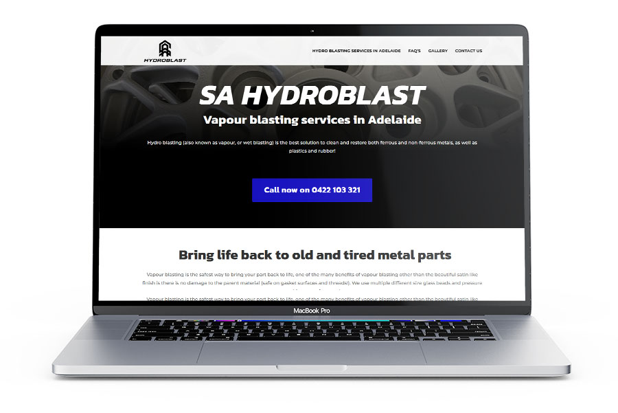 Websites for tradies Adelaide