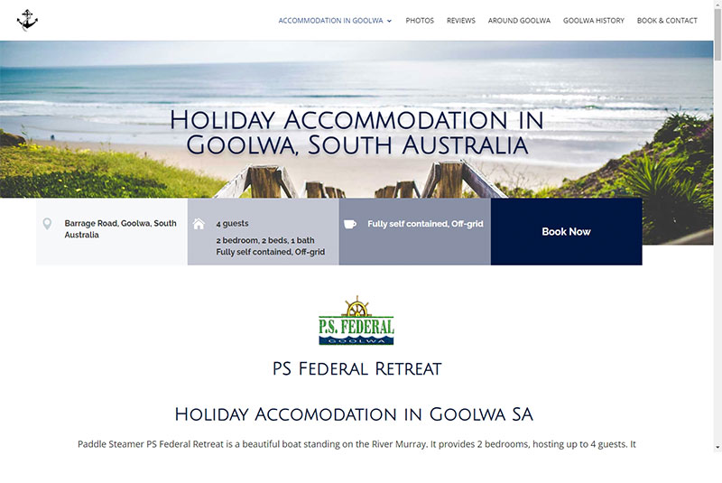 website design for Victor Harbor, Goowla and Middleton businesses
