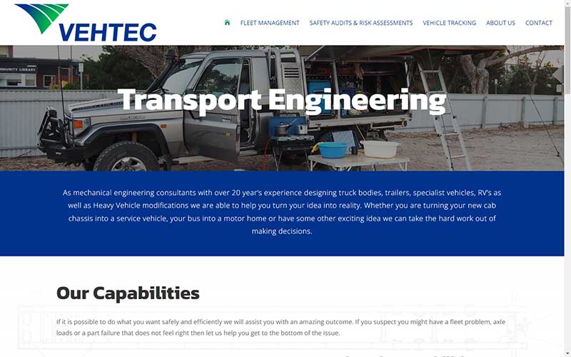 Website design for manufacturing Adelaide